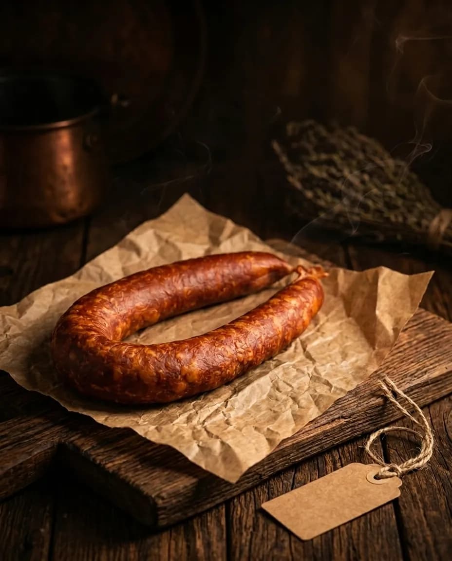 Колбаса краковская копчёно-варёная, охлаждённая